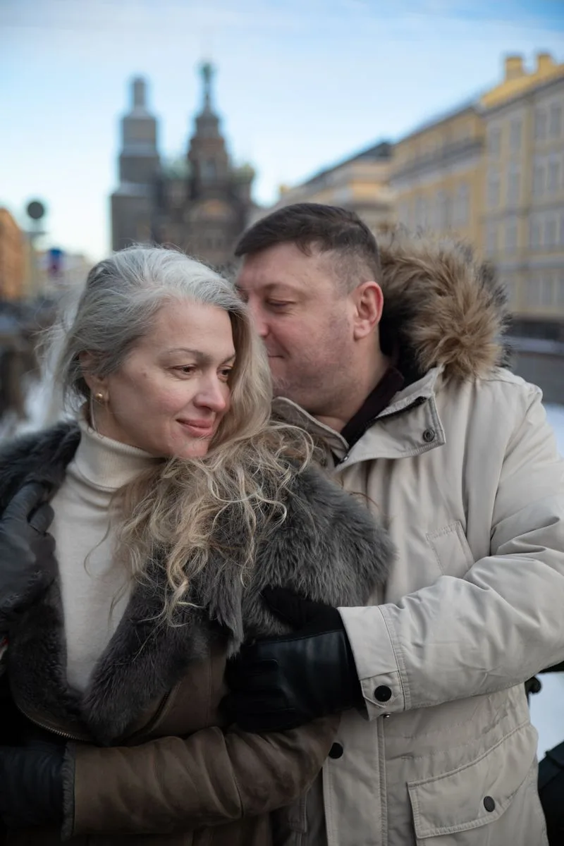 Пара, познакомившаяся в Санкт-Петербурге