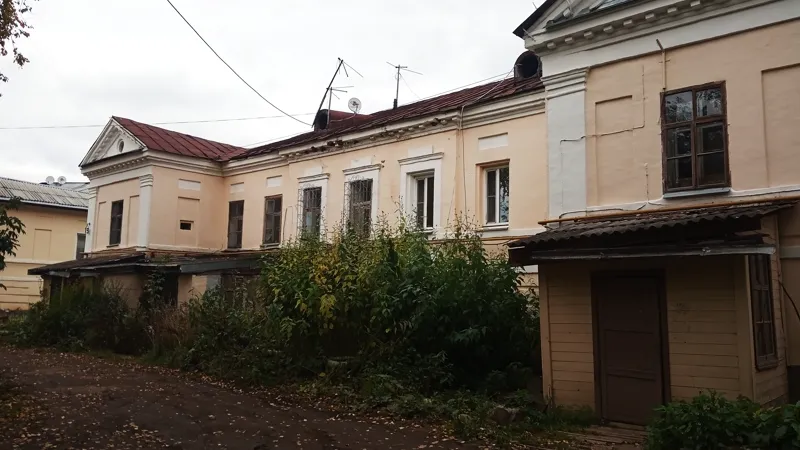 Историческая застройка набережной Грина в Кирове